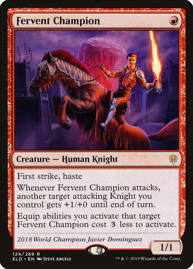 Fervent Champion [Throne of Eldraine] | Galaxy Games LLC