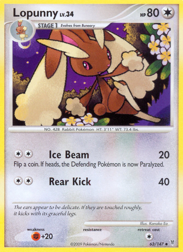 Lopunny (63/147) [Platinum: Supreme Victors] | Galaxy Games LLC