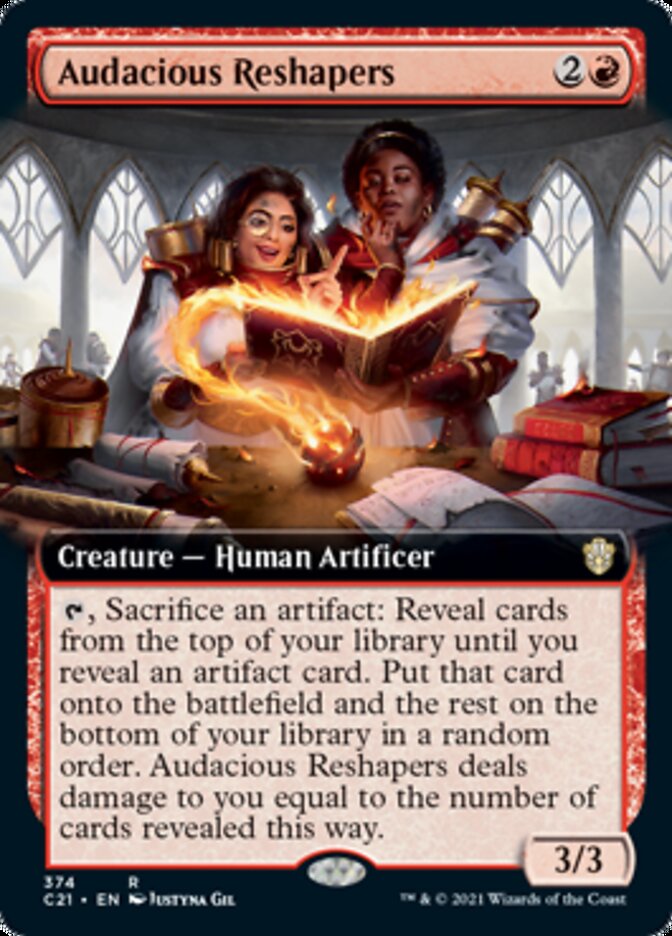 Audacious Reshapers (Extended Art) [Commander 2021] | Galaxy Games LLC
