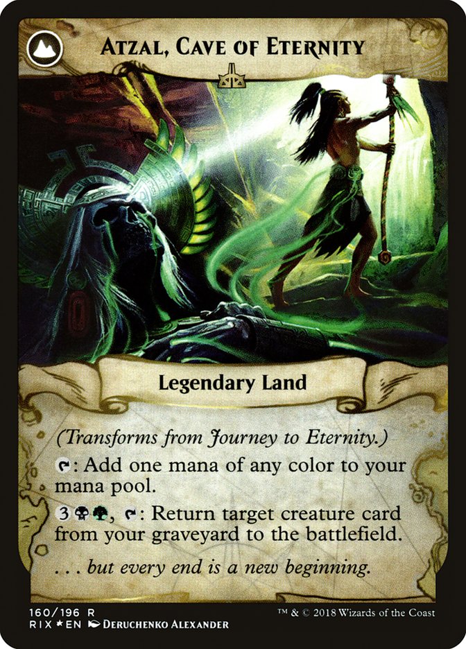 Journey to Eternity // Atzal, Cave of Eternity [Rivals of Ixalan Prerelease Promos] | Galaxy Games LLC