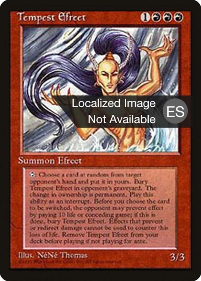 Tempest Efreet [Fourth Edition (Foreign Black Border)] | Galaxy Games LLC