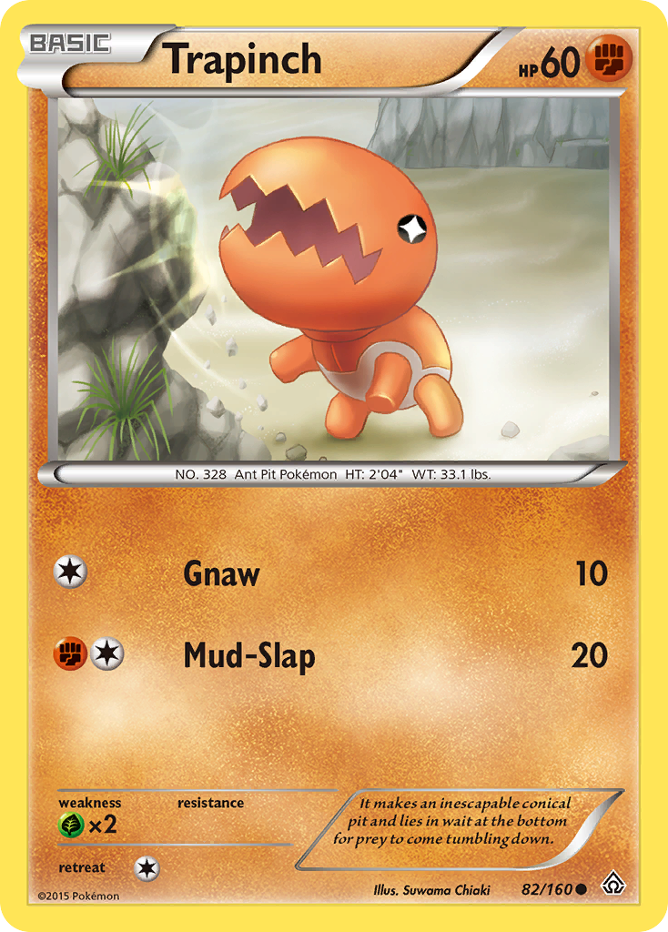 Trapinch (82/160) [XY: Primal Clash] | Galaxy Games LLC