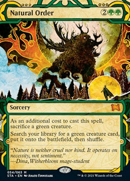 Natural Order (Foil Etched) [Strixhaven: School of Mages Mystical Archive] | Galaxy Games LLC