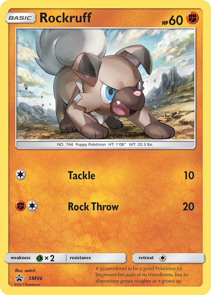 Rockruff (SM06) [Sun & Moon: Black Star Promos] | Galaxy Games LLC