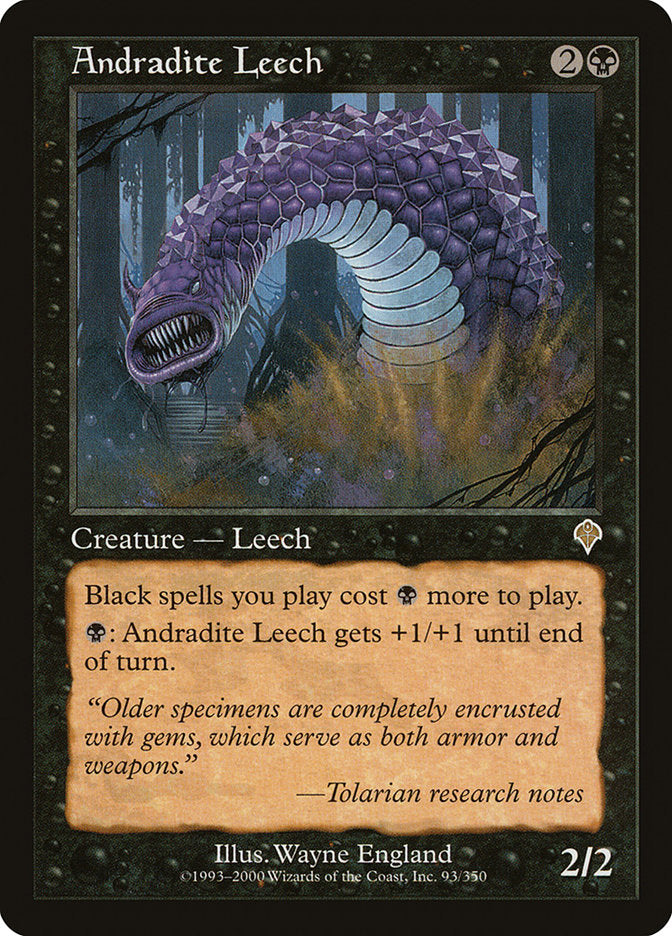 Andradite Leech [Invasion] | Galaxy Games LLC