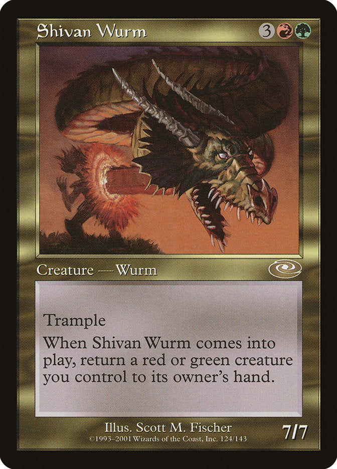 Shivan Wurm [Planeshift] | Galaxy Games LLC