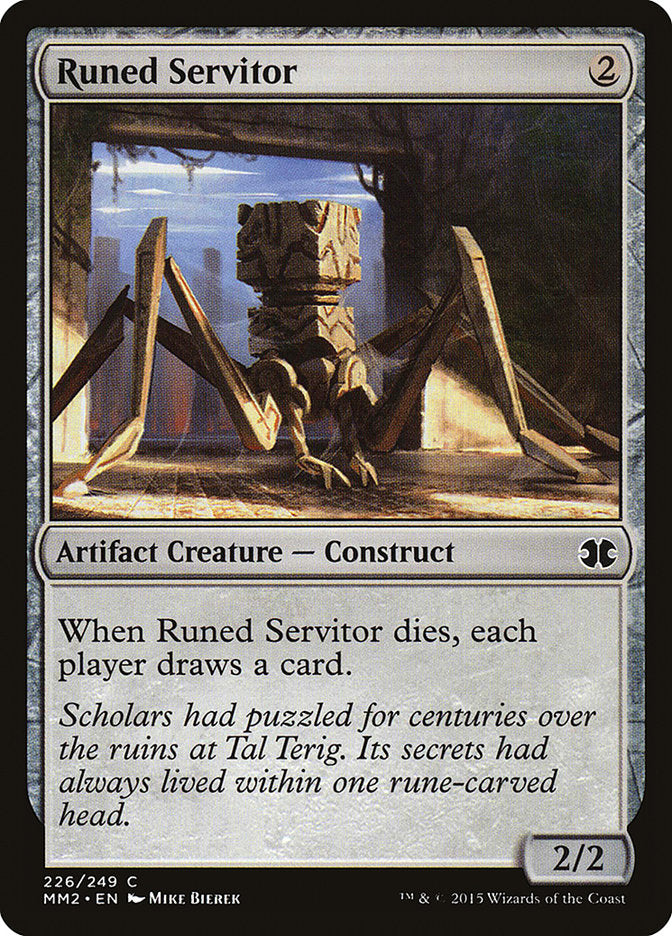 Runed Servitor [Modern Masters 2015] | Galaxy Games LLC