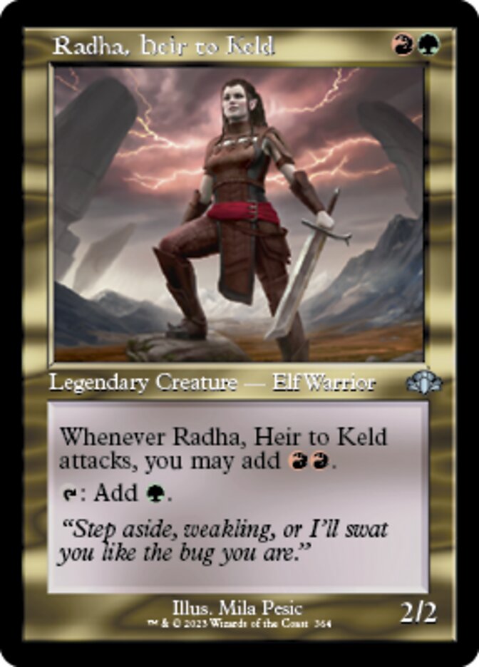 Radha, Heir to Keld (Retro) [Dominaria Remastered] | Galaxy Games LLC