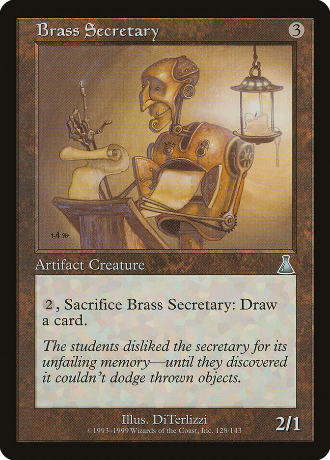 Brass Secretary [Urza's Destiny] | Galaxy Games LLC