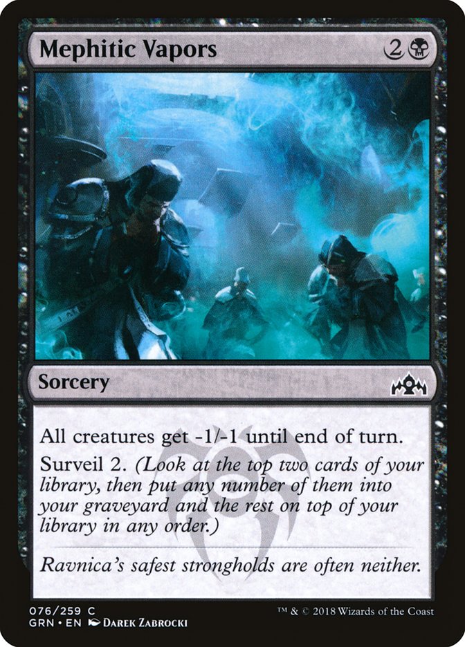 Mephitic Vapors [Guilds of Ravnica] | Galaxy Games LLC