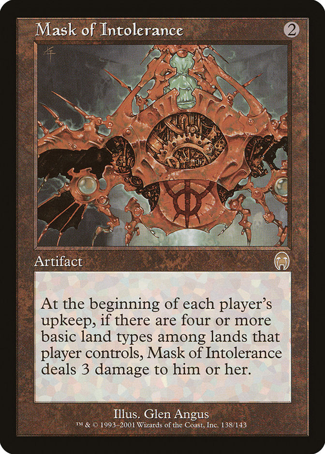 Mask of Intolerance [Apocalypse] | Galaxy Games LLC