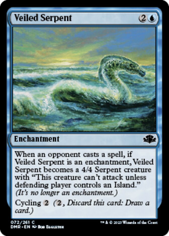 Veiled Serpent [Dominaria Remastered] | Galaxy Games LLC