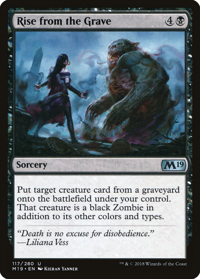 Rise from the Grave [Core Set 2019] | Galaxy Games LLC