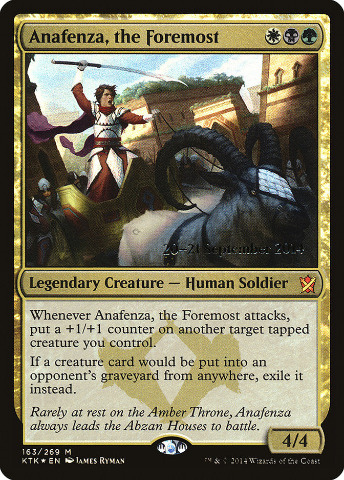 Anafenza, the Foremost [Khans of Tarkir Prerelease Promos] | Galaxy Games LLC