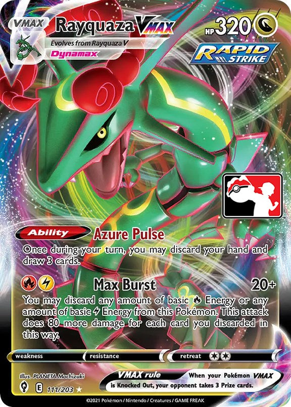 Rayquaza VMAX (111/203) [Prize Pack Series One] | Galaxy Games LLC