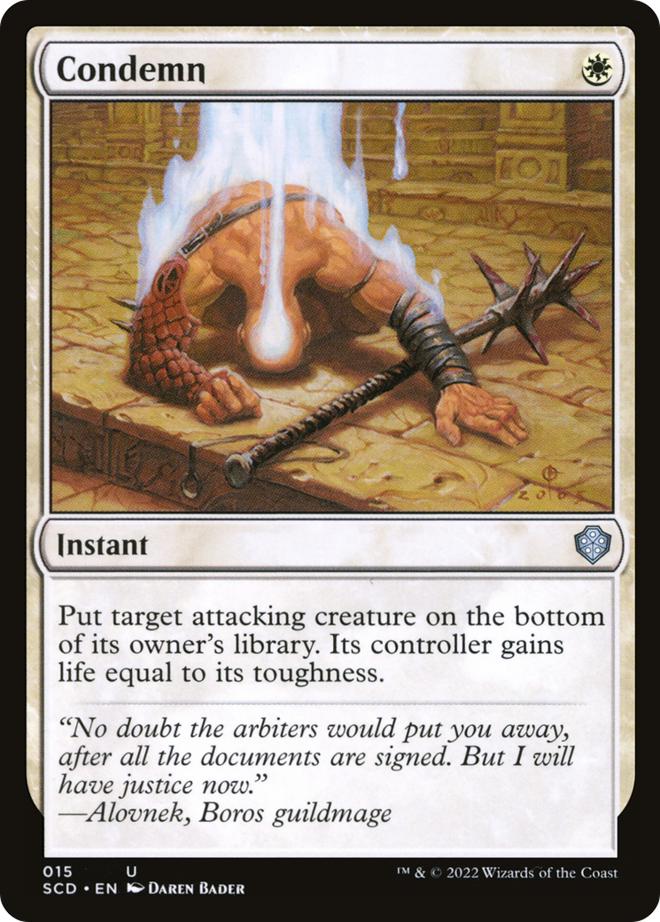 Condemn [Starter Commander Decks] | Galaxy Games LLC