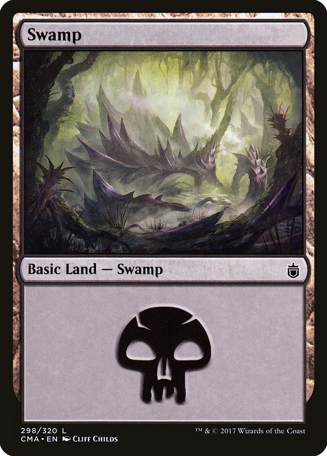 Swamp (298) [Commander Anthology] | Galaxy Games LLC