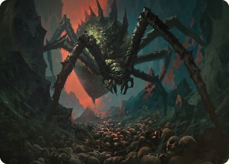 Shelob, Child of Ungoliant Art Card [The Lord of the Rings: Tales of Middle-earth Art Series] | Galaxy Games LLC