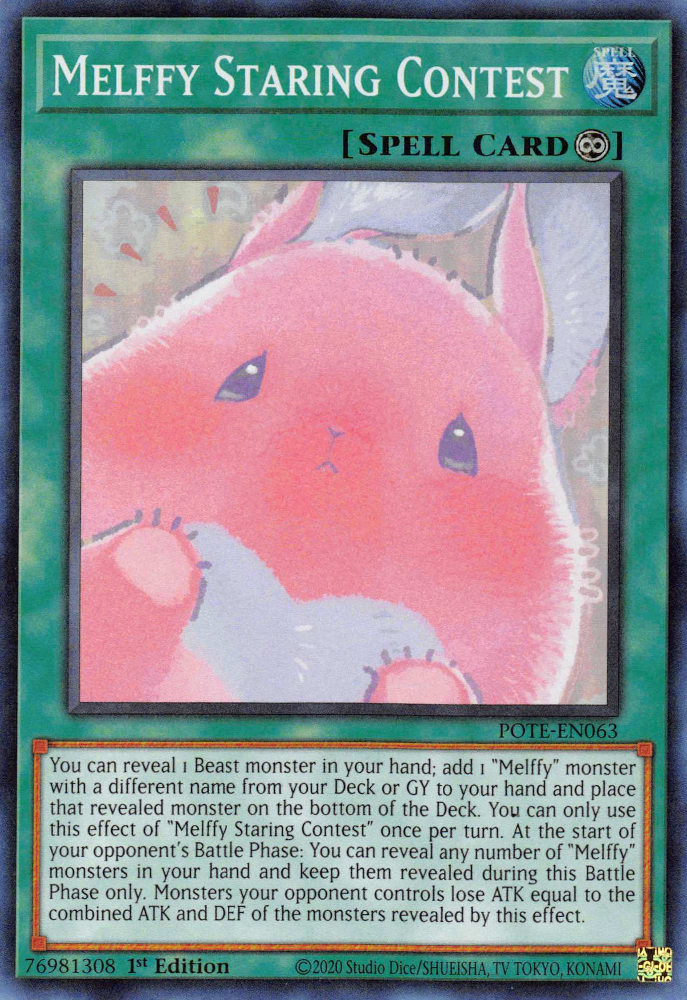 Melffy Staring Contest [POTE-EN063] Super Rare | Galaxy Games LLC