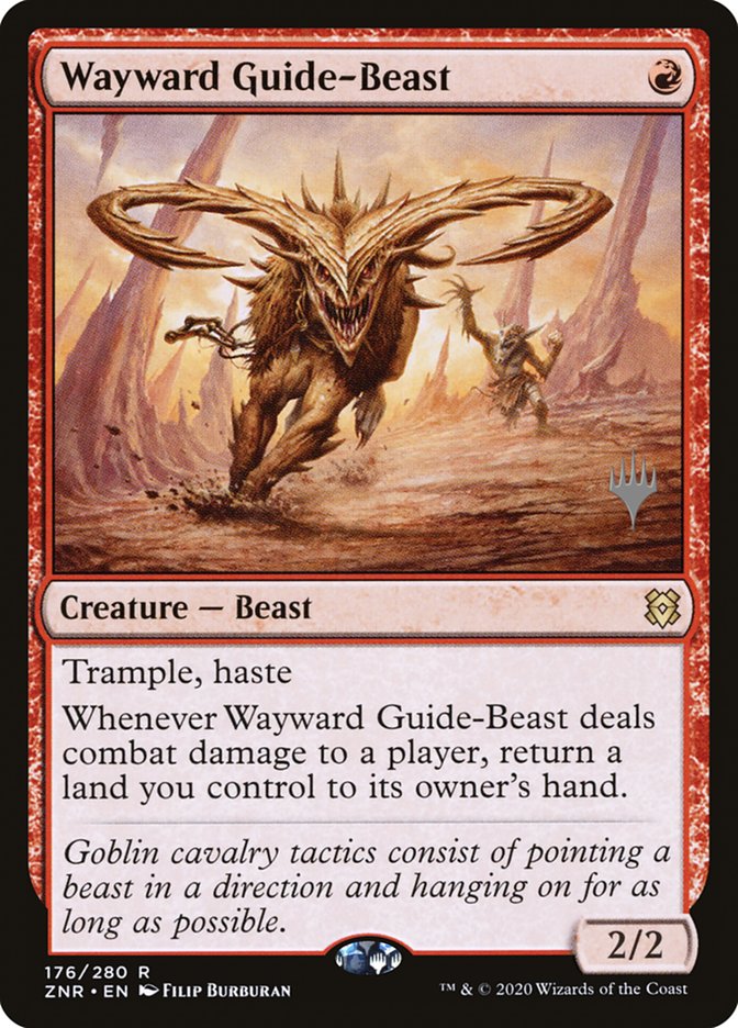 Wayward Guide-Beast (Promo Pack) [Zendikar Rising Promos] | Galaxy Games LLC