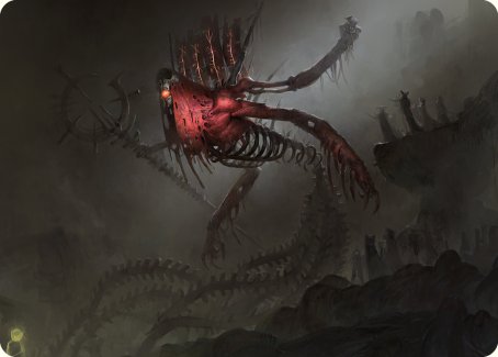 Drivnod, Carnage Dominus Art Card [Phyrexia: All Will Be One Art Series] | Galaxy Games LLC