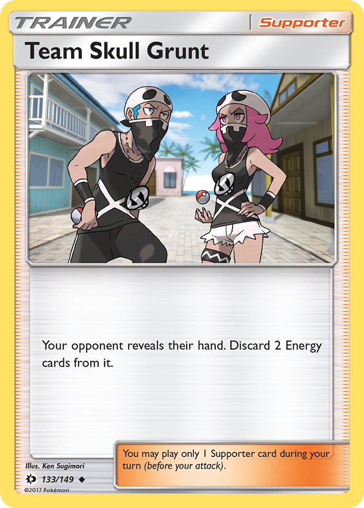 Team Skull Grunt (133/149) [Sun & Moon: Base Set] | Galaxy Games LLC