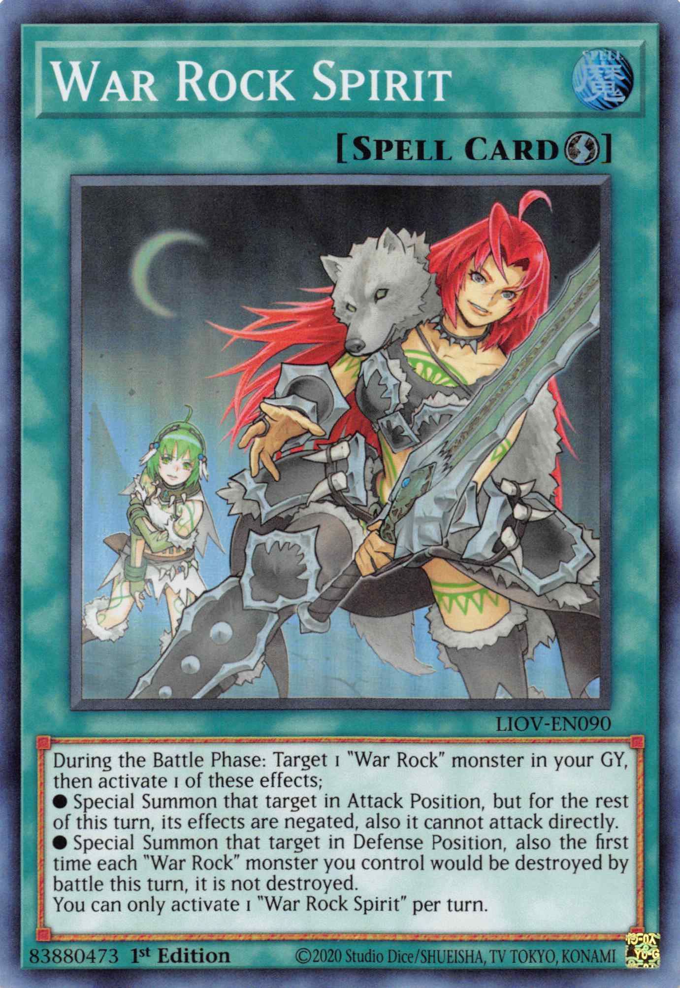 War Rock Spirit [LIOV-EN090] Super Rare | Galaxy Games LLC