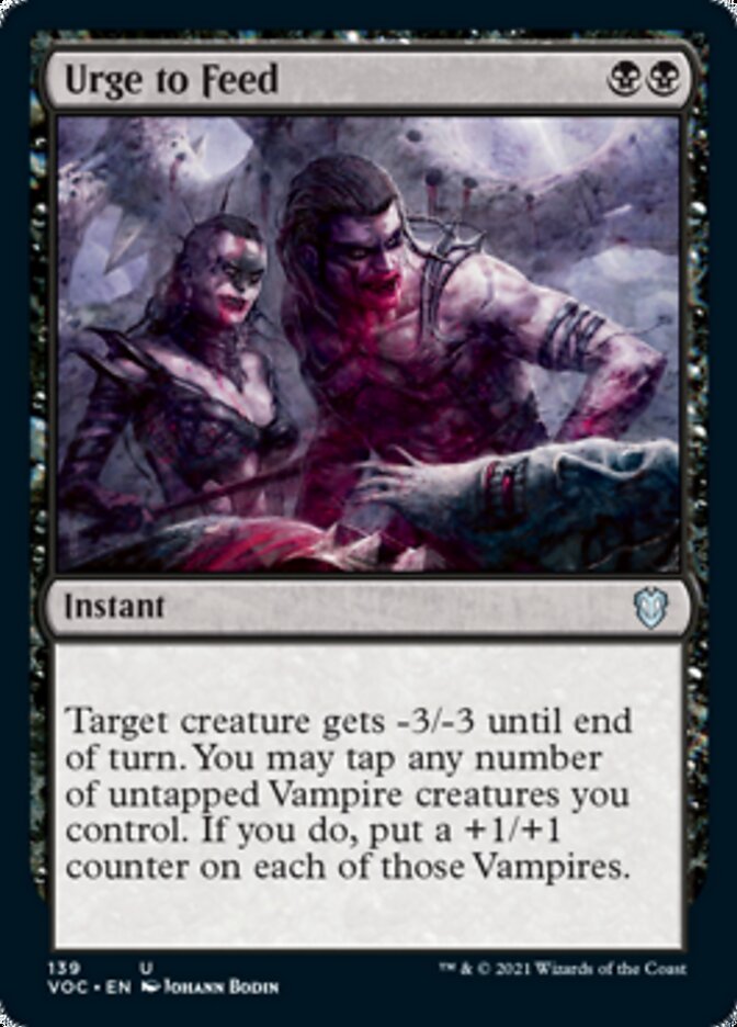 Urge to Feed [Innistrad: Crimson Vow Commander] | Galaxy Games LLC