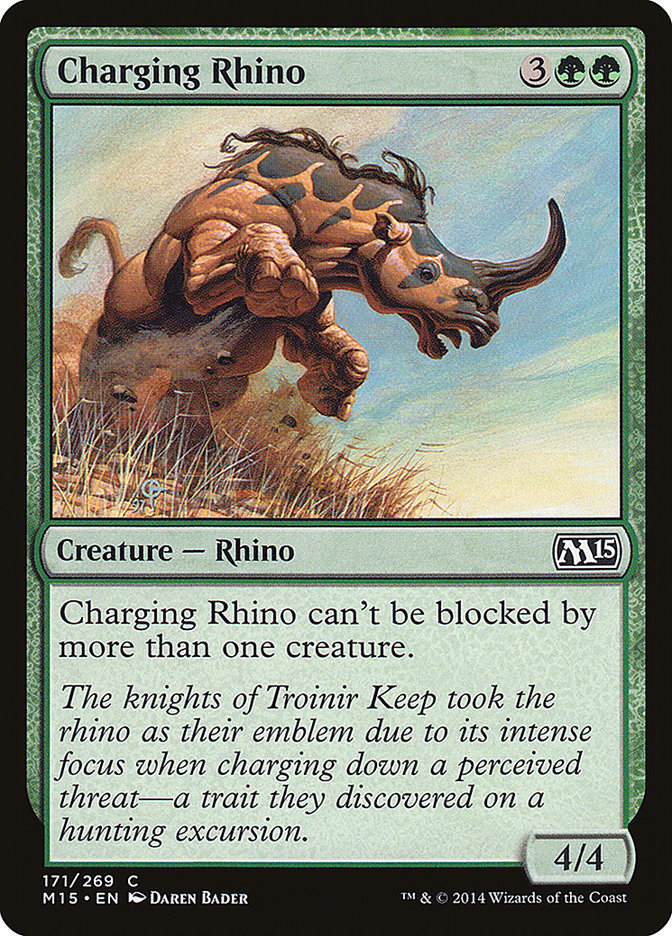 Charging Rhino [Magic 2015] | Galaxy Games LLC