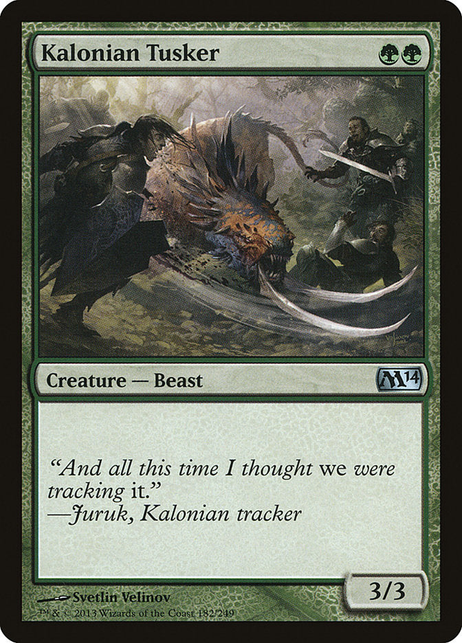 Kalonian Tusker [Magic 2014] | Galaxy Games LLC