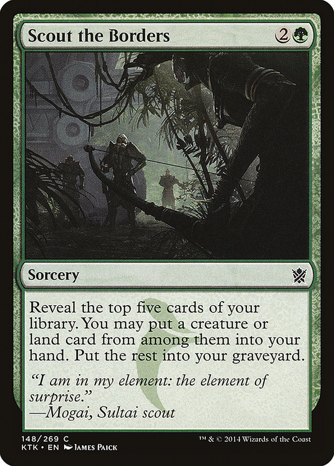 Scout the Borders [Khans of Tarkir] | Galaxy Games LLC