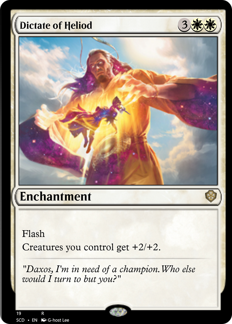 Dictate of Heliod [Starter Commander Decks] | Galaxy Games LLC