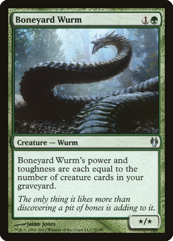 Boneyard Wurm [Duel Decks: Izzet vs. Golgari] | Galaxy Games LLC