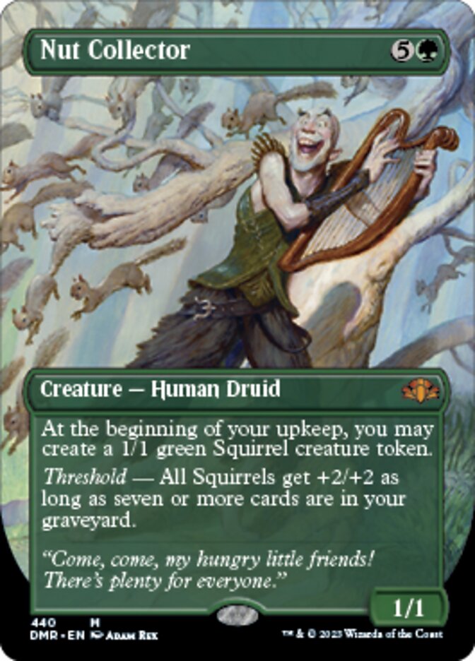 Nut Collector (Borderless Alternate Art) [Dominaria Remastered] | Galaxy Games LLC