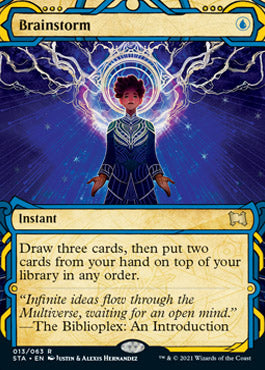 Brainstorm (Foil Etched) [Strixhaven: School of Mages Mystical Archive] | Galaxy Games LLC