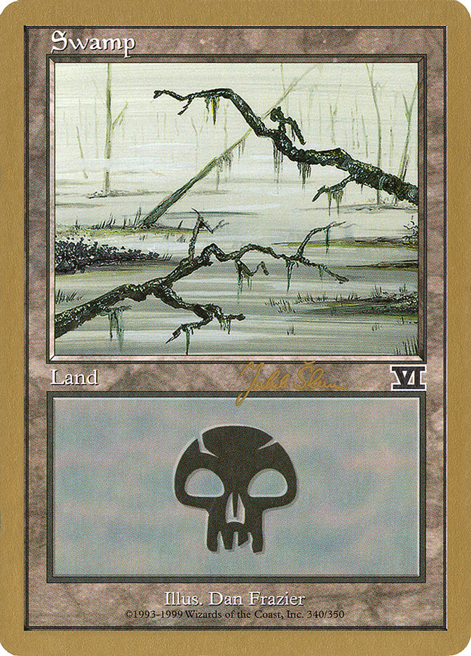 Swamp (js340b) (Jakub Slemr) [World Championship Decks 1999] | Galaxy Games LLC