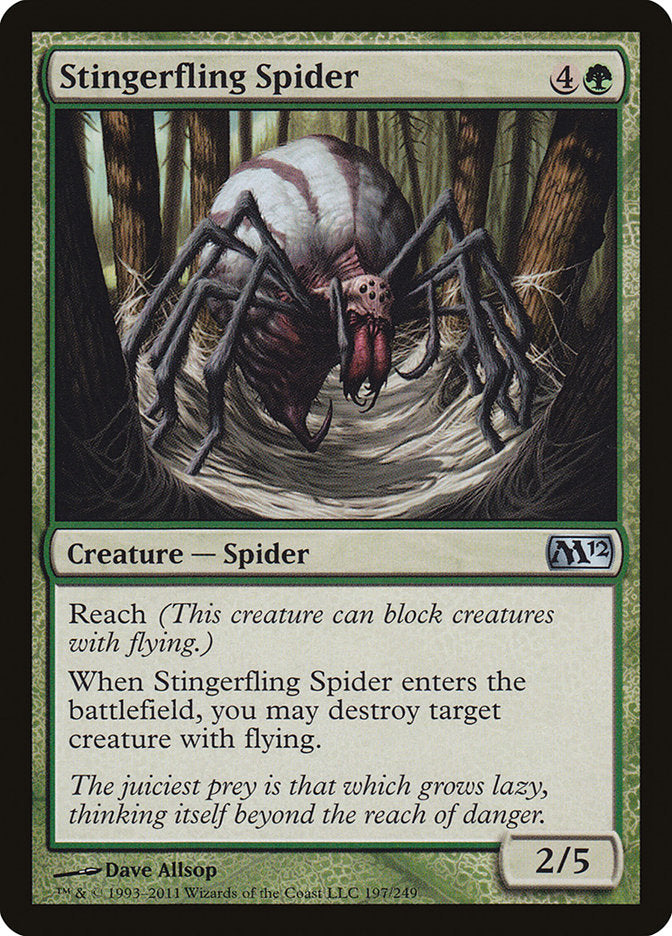 Stingerfling Spider [Magic 2012] | Galaxy Games LLC