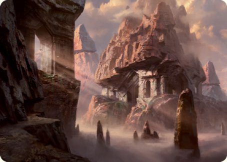 Mountain (277) Art Card [Dungeons & Dragons: Adventures in the Forgotten Realms Art Series] | Galaxy Games LLC