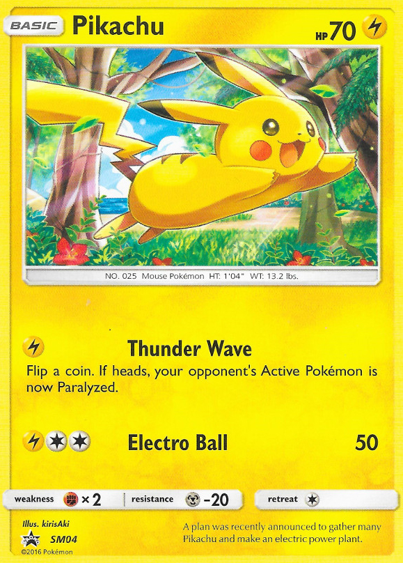 Pikachu (SM04) [Sun & Moon: Black Star Promos] | Galaxy Games LLC