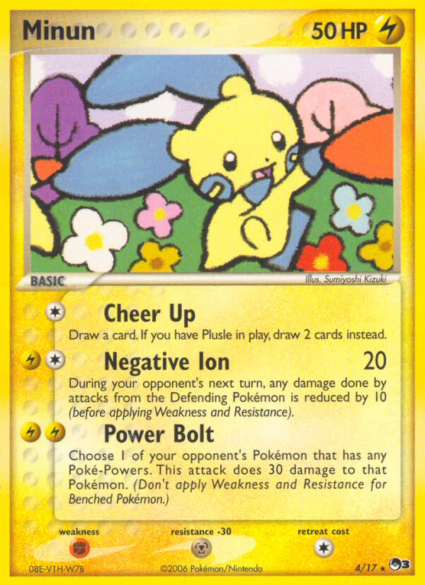 Minun (4/17) [POP Series 3] | Galaxy Games LLC