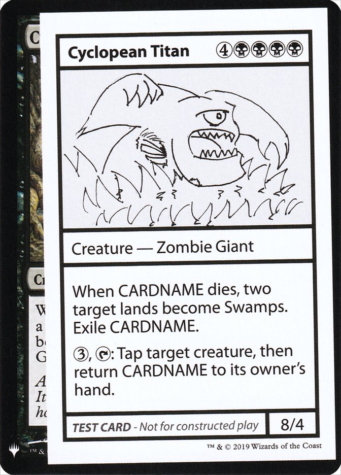 Cyclopean Titan [Mystery Booster Playtest Cards] | Galaxy Games LLC