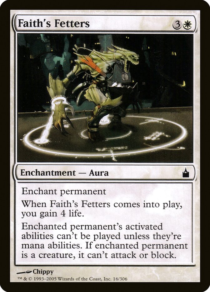 Faith's Fetters [Ravnica: City of Guilds] | Galaxy Games LLC