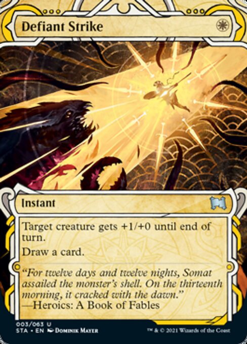Defiant Strike [Strixhaven: School of Mages Mystical Archive] | Galaxy Games LLC