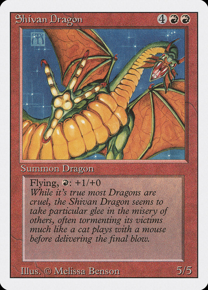 Shivan Dragon [Revised Edition] | Galaxy Games LLC