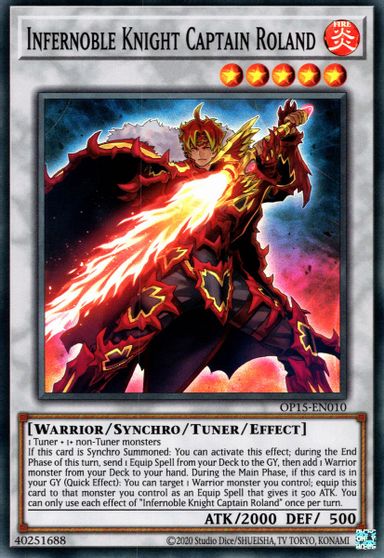 Infernoble Knight Captain Roland [OP15-EN010] Super Rare | Galaxy Games LLC