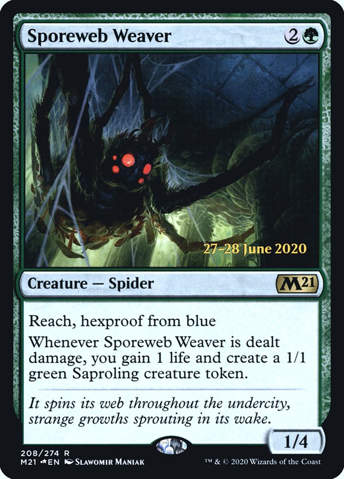 Sporeweb Weaver [Core Set 2021 Prerelease Promos] | Galaxy Games LLC