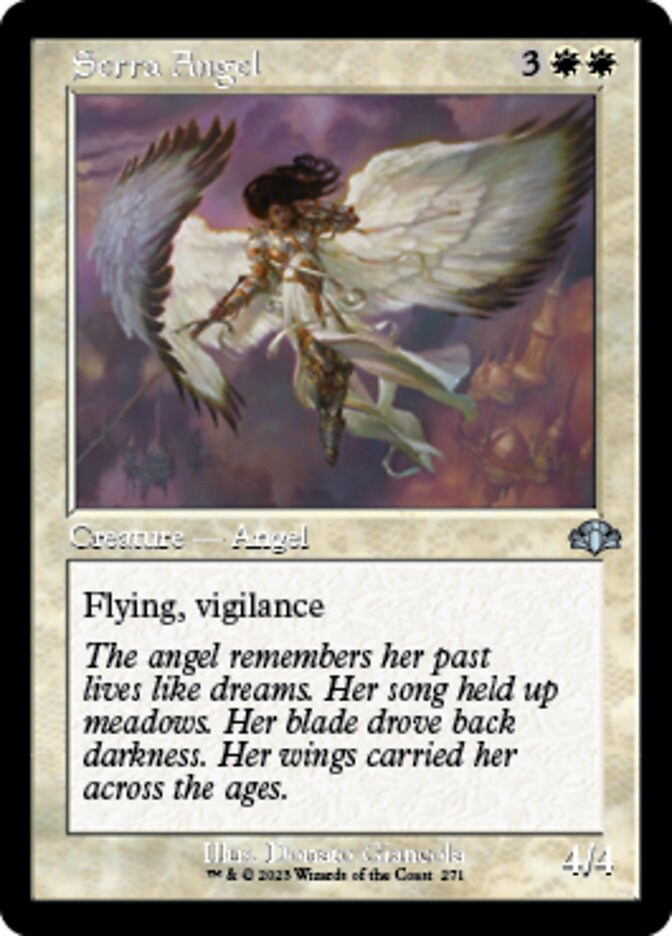 Serra Angel (Retro) [Dominaria Remastered] | Galaxy Games LLC