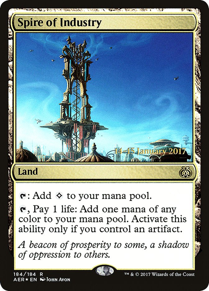 Spire of Industry [Aether Revolt Prerelease Promos] | Galaxy Games LLC