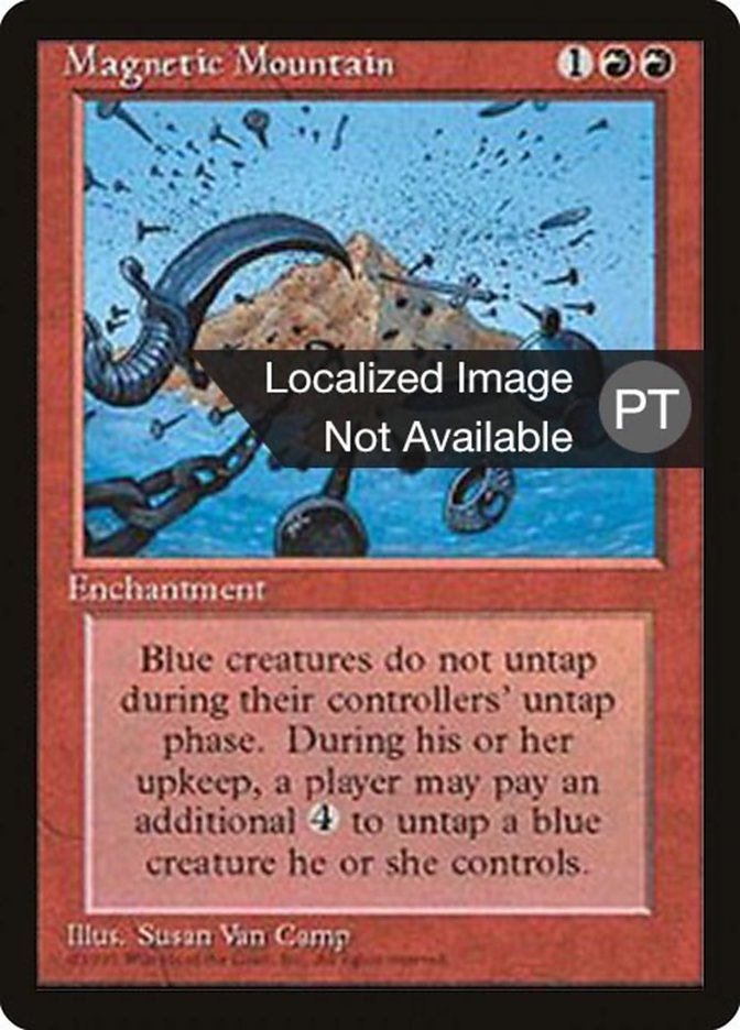 Magnetic Mountain [Fourth Edition (Foreign Black Border)] | Galaxy Games LLC