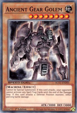 Ancient Gear Golem [SGX1-END01] Common | Galaxy Games LLC